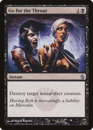 Go for the Throat [Mirrodin Besieged] | Jomio and Rueliete's Cards and Comics