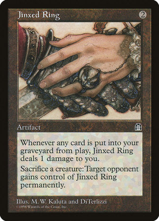 Jinxed Ring [Stronghold] | Jomio and Rueliete's Cards and Comics