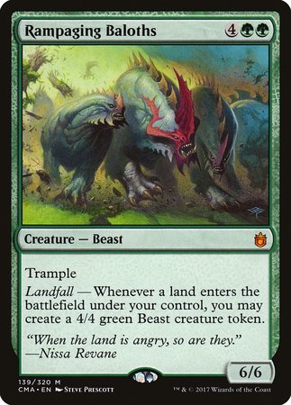 Rampaging Baloths [Commander Anthology] | Jomio and Rueliete's Cards and Comics