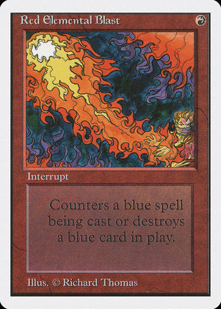 Red Elemental Blast [Unlimited Edition] | Jomio and Rueliete's Cards and Comics