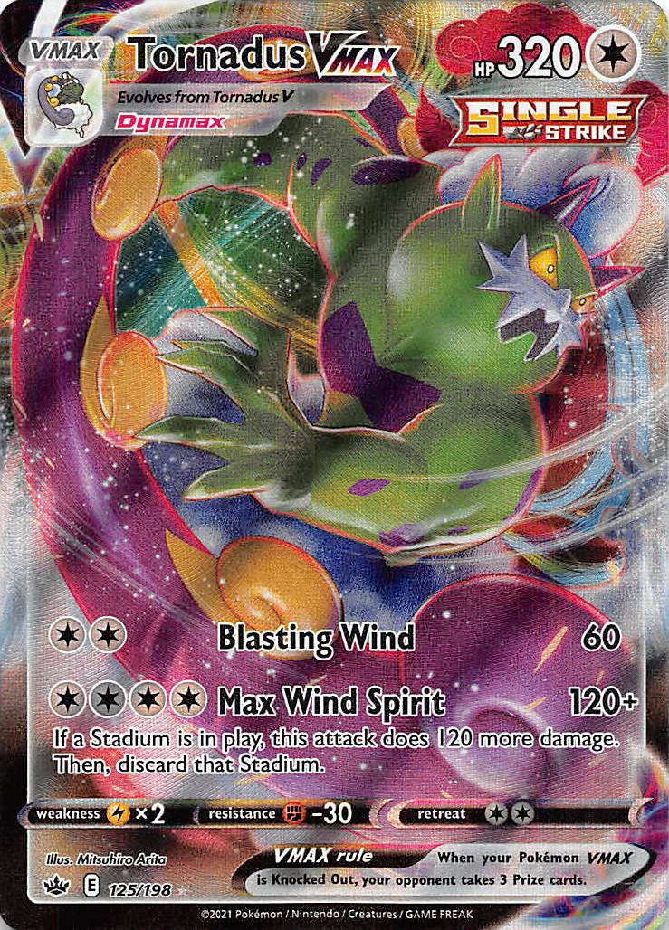 Tornadus VMAX (125/198) [Sword & Shield: Chilling Reign] | Jomio and Rueliete's Cards and Comics