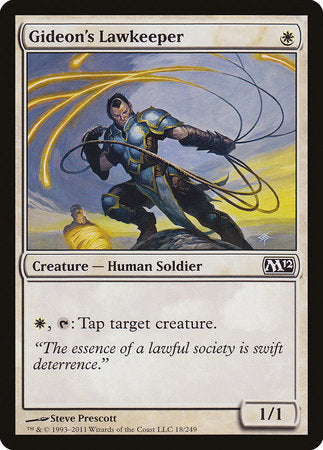 Gideon's Lawkeeper [Magic 2012] | Jomio and Rueliete's Cards and Comics