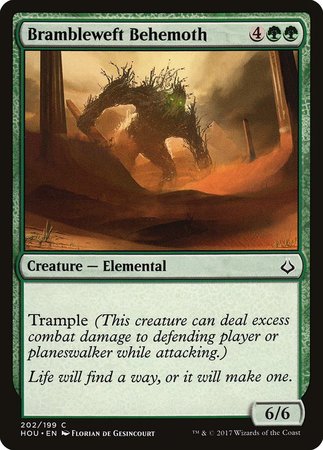 Brambleweft Behemoth [Hour of Devastation] | Jomio and Rueliete's Cards and Comics