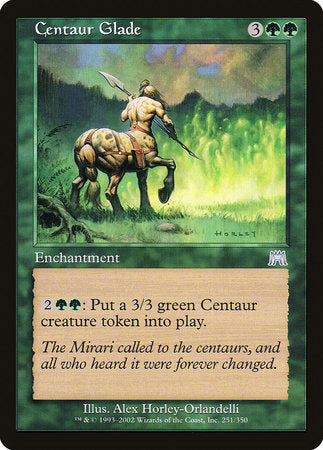 Centaur Glade [Onslaught] | Jomio and Rueliete's Cards and Comics