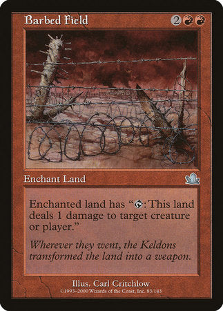 Barbed Field [Prophecy] | Jomio and Rueliete's Cards and Comics