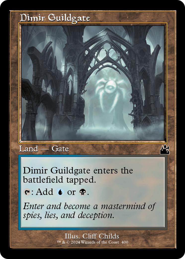 Dimir Guildgate (Retro Frame) [Ravnica Remastered] | Jomio and Rueliete's Cards and Comics