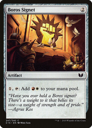 Boros Signet [Commander 2015] | Jomio and Rueliete's Cards and Comics