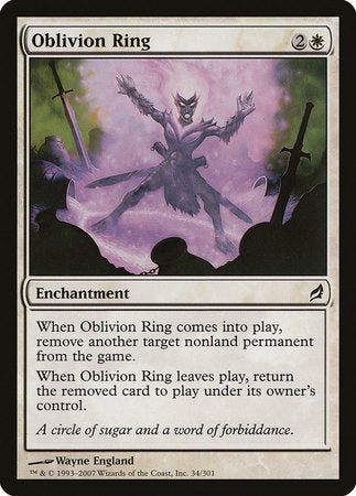 Oblivion Ring [Lorwyn] | Jomio and Rueliete's Cards and Comics
