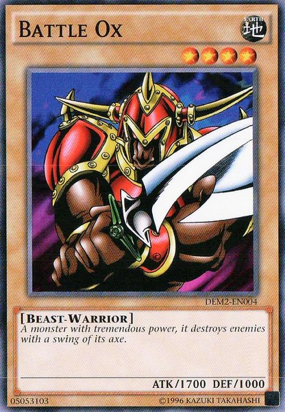 Battle Ox [DEM2-EN004] Common | Jomio and Rueliete's Cards and Comics