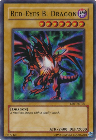 Red-Eyes B. Dragon [DB1-EN126] Super Rare | Jomio and Rueliete's Cards and Comics