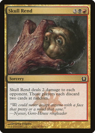 Skull Rend [Return to Ravnica] | Jomio and Rueliete's Cards and Comics
