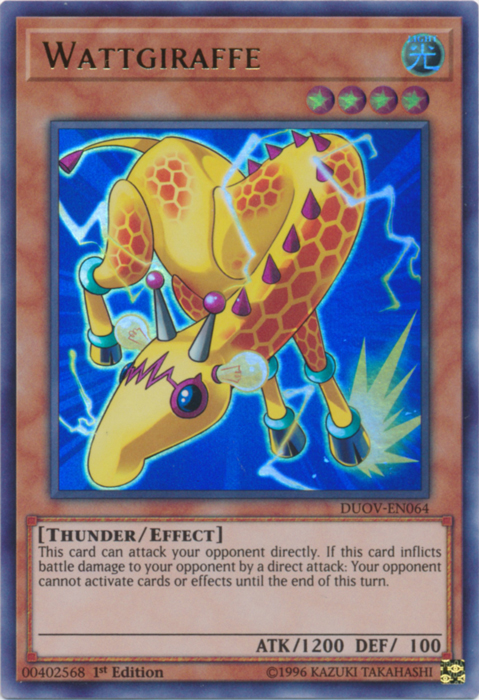 Wattgiraffe [DUOV-EN064] Ultra Rare | Jomio and Rueliete's Cards and Comics