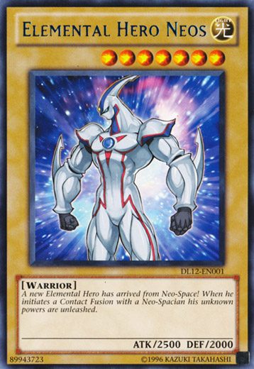 Elemental Hero Neos (Blue) [DL12-EN001] Rare | Jomio and Rueliete's Cards and Comics