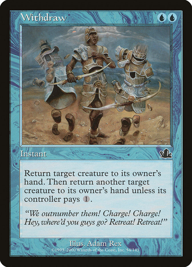 Withdraw [Prophecy] | Jomio and Rueliete's Cards and Comics