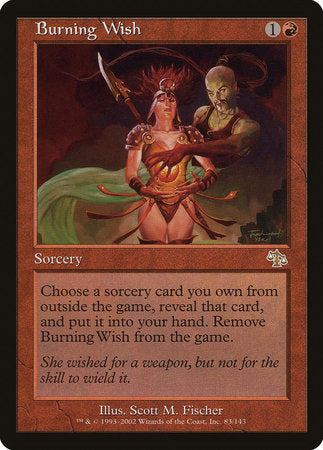 Burning Wish [Judgment] | Jomio and Rueliete's Cards and Comics