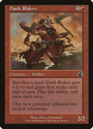 Fault Riders [Prophecy] | Jomio and Rueliete's Cards and Comics
