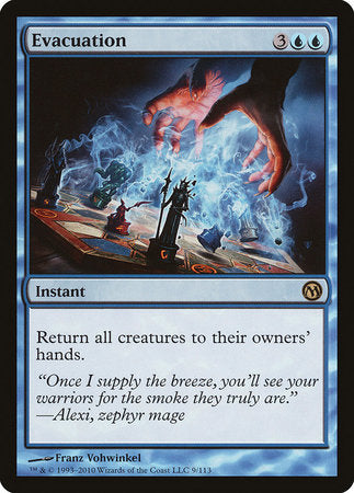 Evacuation [Duels of the Planeswalkers] | Jomio and Rueliete's Cards and Comics