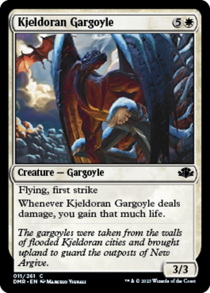 Kjeldoran Gargoyle [Dominaria Remastered] | Jomio and Rueliete's Cards and Comics