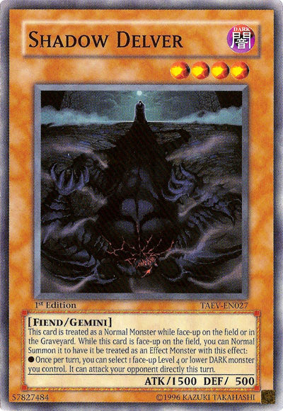 Shadow Delver [TAEV-EN027] Common | Jomio and Rueliete's Cards and Comics