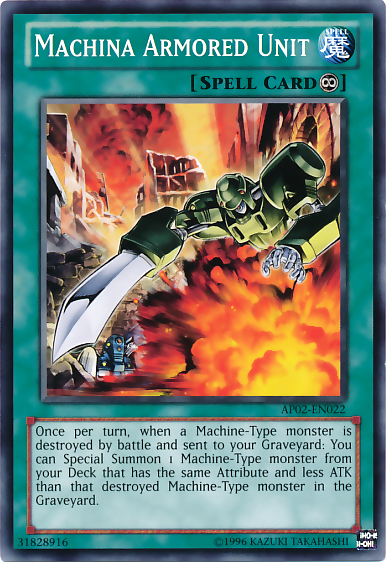 Machina Armored Unit [AP02-EN022] Common | Jomio and Rueliete's Cards and Comics