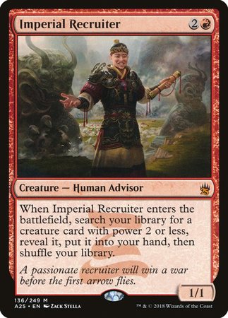 Imperial Recruiter [Masters 25] | Jomio and Rueliete's Cards and Comics