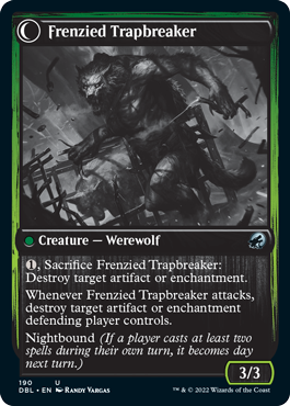 Outland Liberator // Frenzied Trapbreaker [Innistrad: Double Feature] | Jomio and Rueliete's Cards and Comics