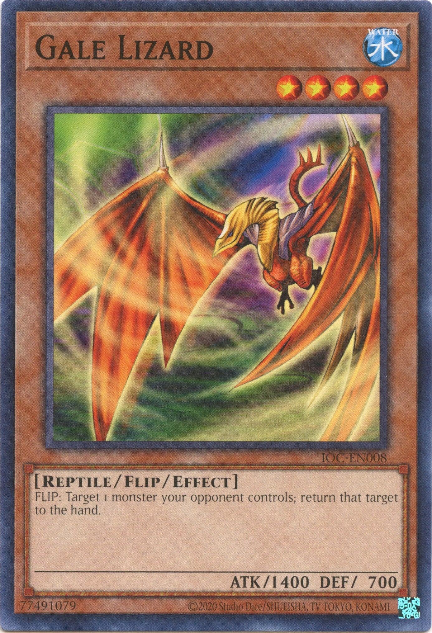 Gale Lizard (25th Anniversary) [IOC-EN008] Common | Jomio and Rueliete's Cards and Comics