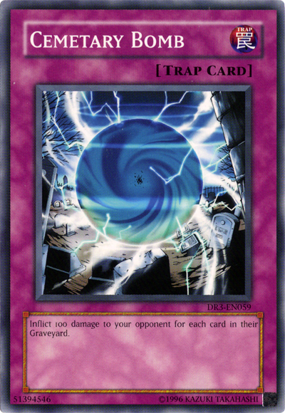 Cemetary Bomb [DR3-EN059] Common | Jomio and Rueliete's Cards and Comics