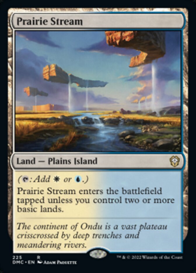 Prairie Stream [Dominaria United Commander] | Jomio and Rueliete's Cards and Comics