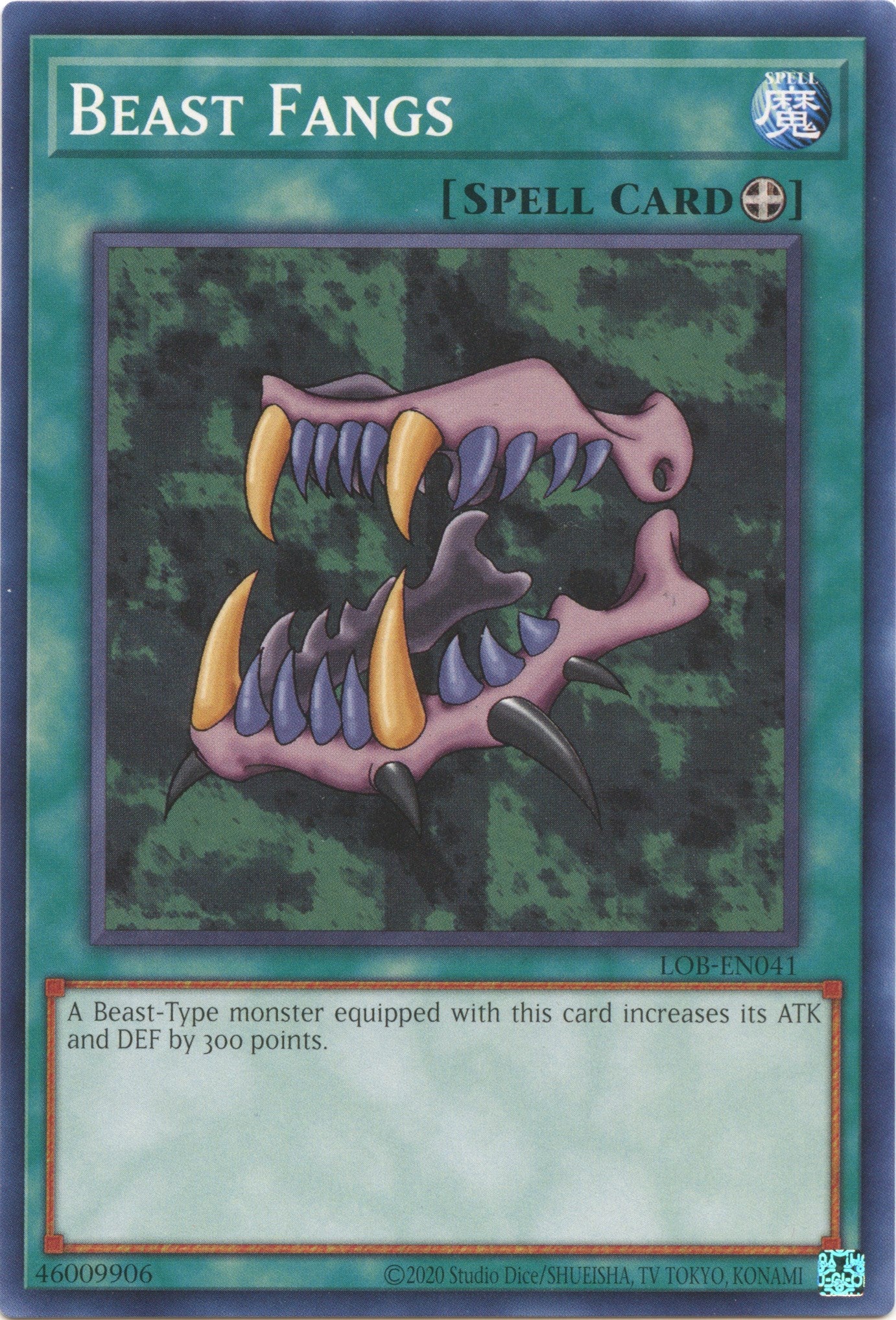 Beast Fangs (25th Anniversary) [LOB-EN041] Common | Jomio and Rueliete's Cards and Comics