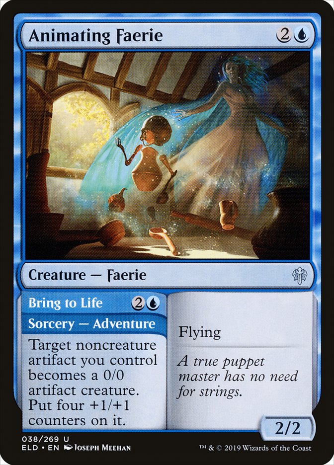 Animating Faerie // Bring to Life [Throne of Eldraine] | Jomio and Rueliete's Cards and Comics