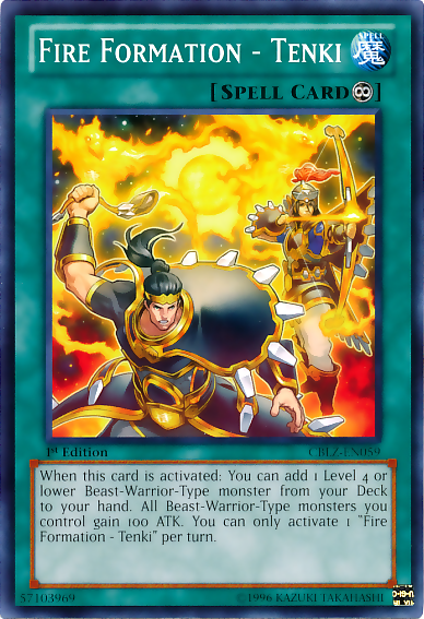 Fire Formation - Tenki [CBLZ-EN059] Common | Jomio and Rueliete's Cards and Comics