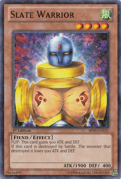 Slate Warrior [BP01-EN121] Starfoil Rare | Jomio and Rueliete's Cards and Comics