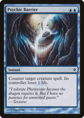 Psychic Barrier [New Phyrexia] | Jomio and Rueliete's Cards and Comics