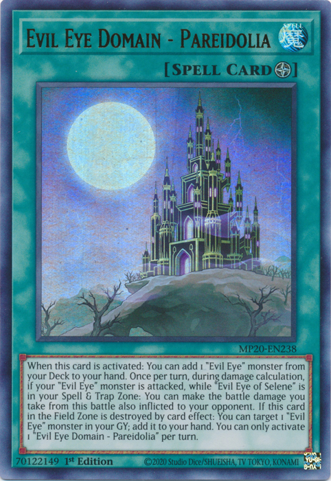 Evil Eye Domain - Pareidolia [MP20-EN238] Ultra Rare | Jomio and Rueliete's Cards and Comics