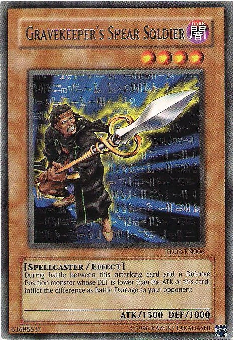 Gravekeeper's Spear Soldier [TU02-EN006] Rare | Jomio and Rueliete's Cards and Comics