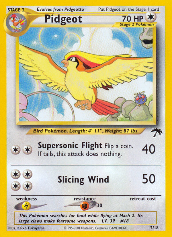 Pidgeot (2/18) [Southern Islands] | Jomio and Rueliete's Cards and Comics