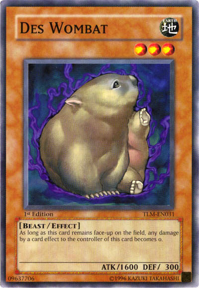 Des Wombat [TLM-EN031] Common | Jomio and Rueliete's Cards and Comics