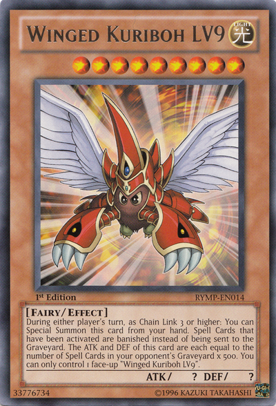 Winged Kuriboh LV9 [RYMP-EN014] Rare | Jomio and Rueliete's Cards and Comics