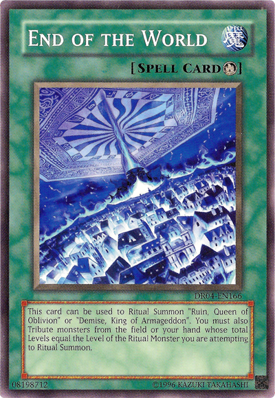 End of the World [DR04-EN166] Common | Jomio and Rueliete's Cards and Comics