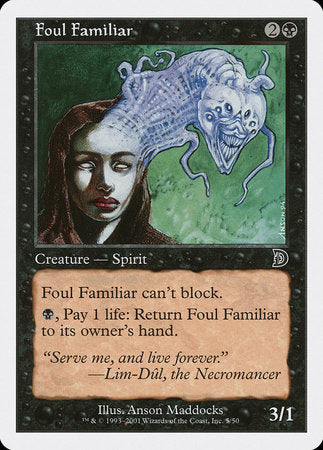 Foul Familiar [Deckmasters] | Jomio and Rueliete's Cards and Comics