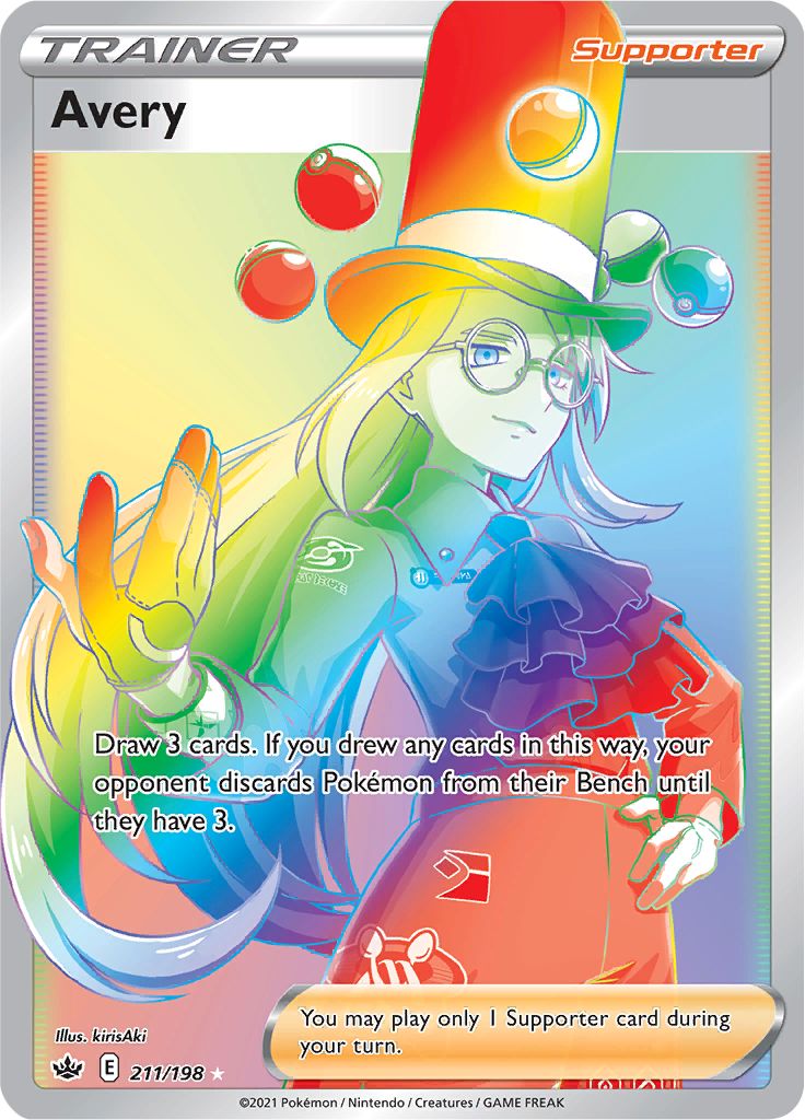 Avery (211/198) [Sword & Shield: Chilling Reign] | Jomio and Rueliete's Cards and Comics