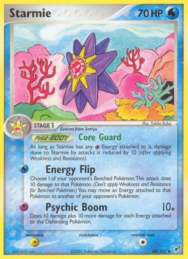 Starmie (48/107) [EX: Deoxys] | Jomio and Rueliete's Cards and Comics