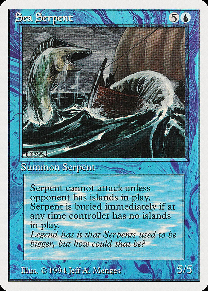 Sea Serpent [Summer Magic / Edgar] | Jomio and Rueliete's Cards and Comics