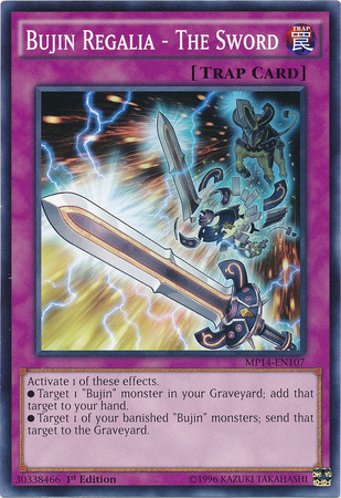 Bujin Regalia - The Sword [MP14-EN107] Common | Jomio and Rueliete's Cards and Comics