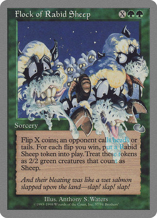 Flock of Rabid Sheep [Unglued] | Jomio and Rueliete's Cards and Comics