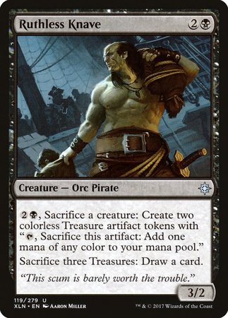 Ruthless Knave [Ixalan] | Jomio and Rueliete's Cards and Comics
