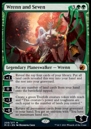 Wrenn and Seven (Promo Pack) [Innistrad: Midnight Hunt Promos] | Jomio and Rueliete's Cards and Comics