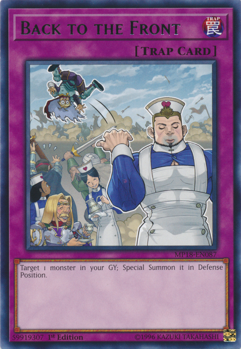 Back to the Front [MP18-EN087] Rare | Jomio and Rueliete's Cards and Comics