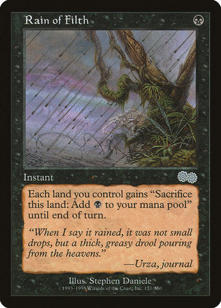 Rain of Filth [Urza's Saga] | Jomio and Rueliete's Cards and Comics
